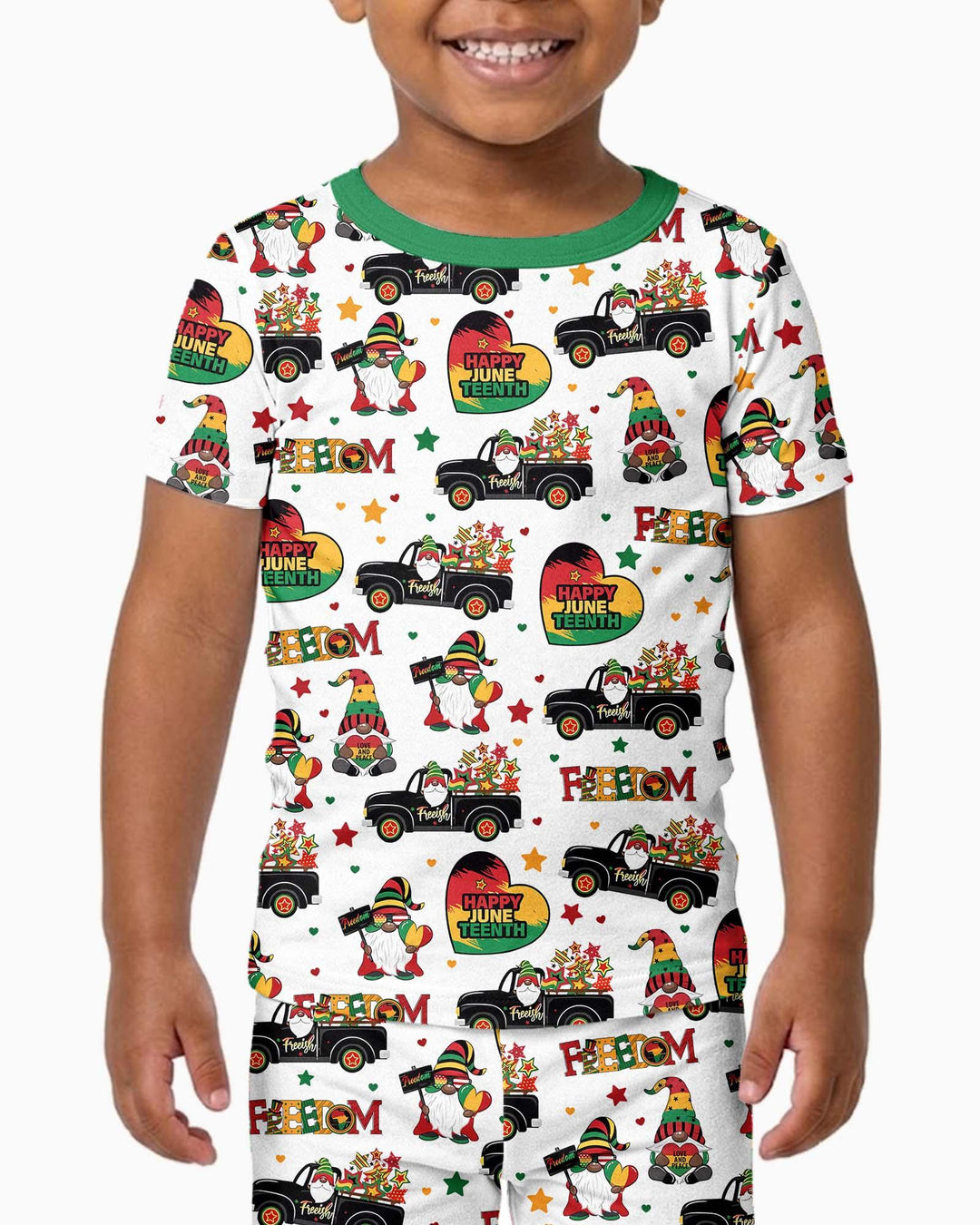 Zweiteiliges, kurzärmliges Pyjama-Set mit Marienkäfern