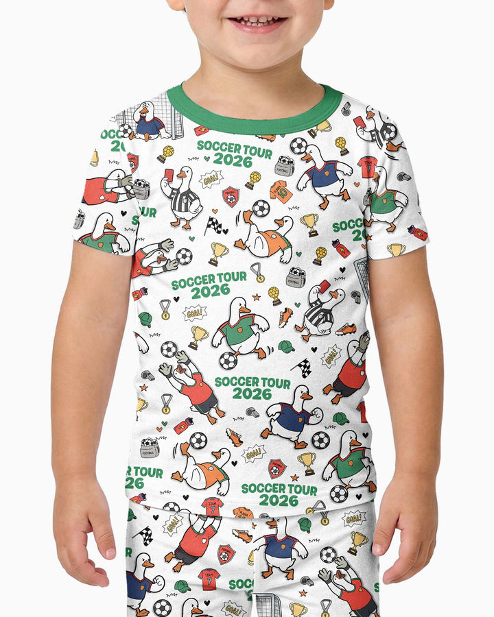 Zweiteiliges, kurzärmliges Pyjama-Set mit Marienkäfern