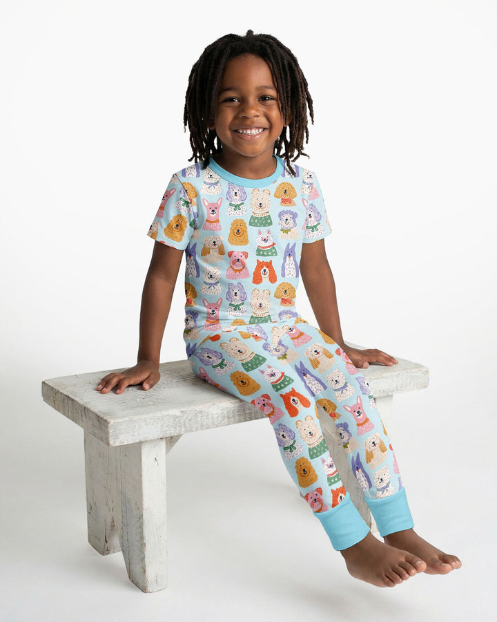 Zweiteiliges, kurzärmliges Pyjama-Set mit Marienkäfern
