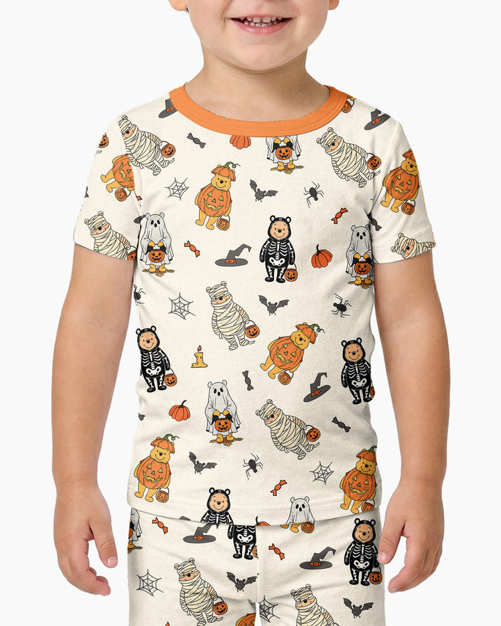 Zweiteiliges, kurzärmliges Pyjama-Set mit Marienkäfern
