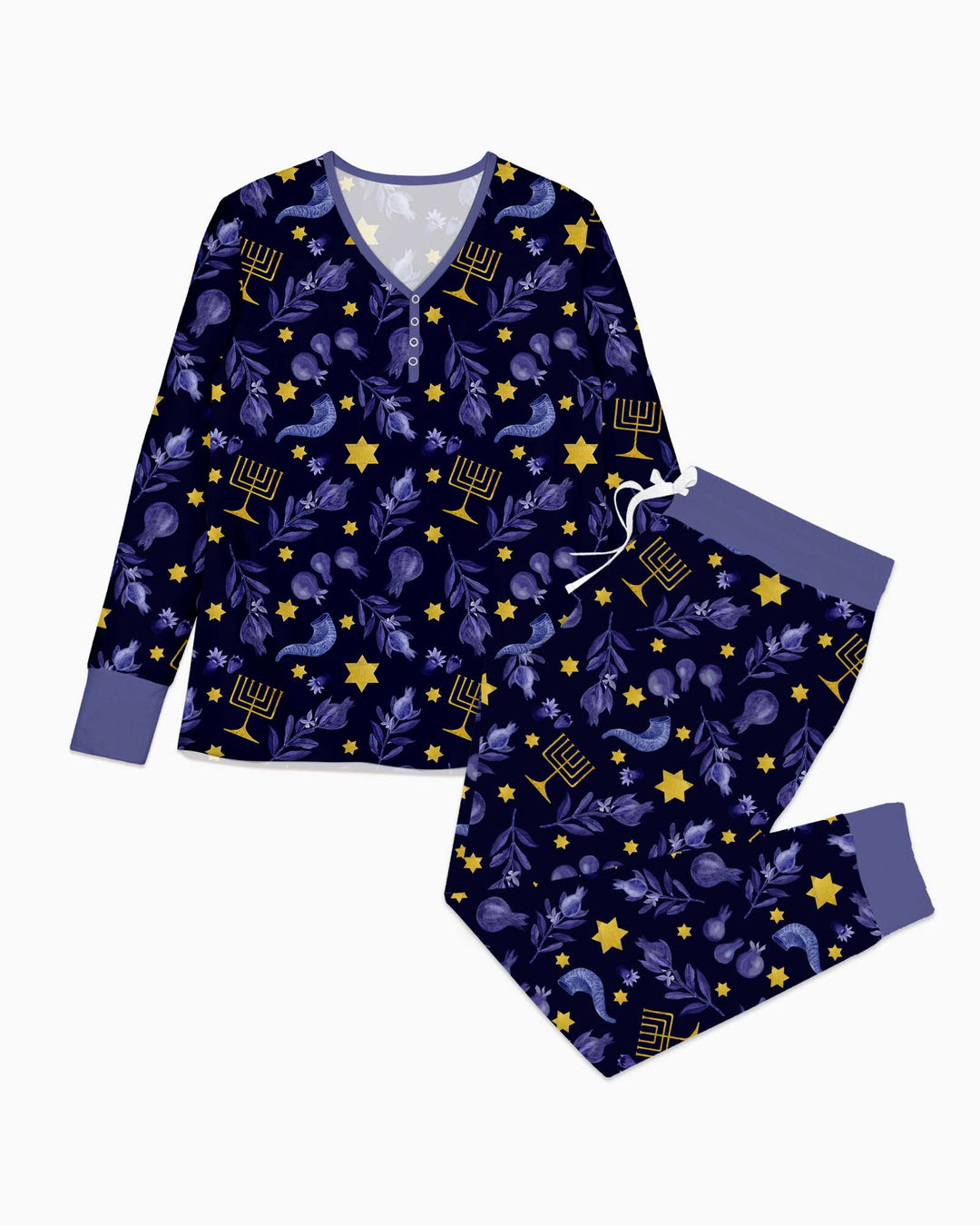 Vorlage Bambus Damen Pyjama Set