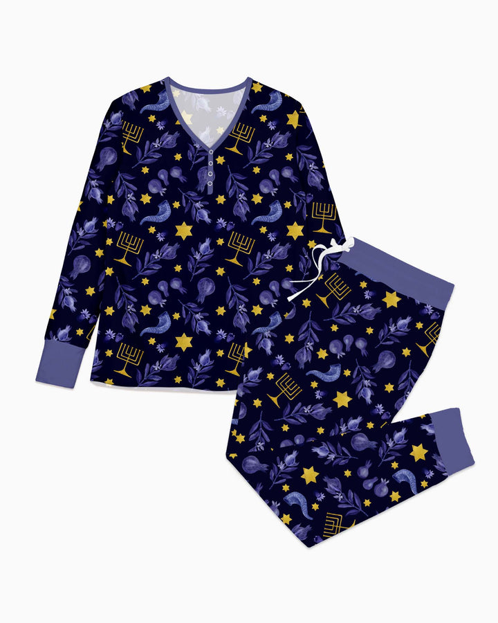 Vorlage Bambus Damen Pyjama Set