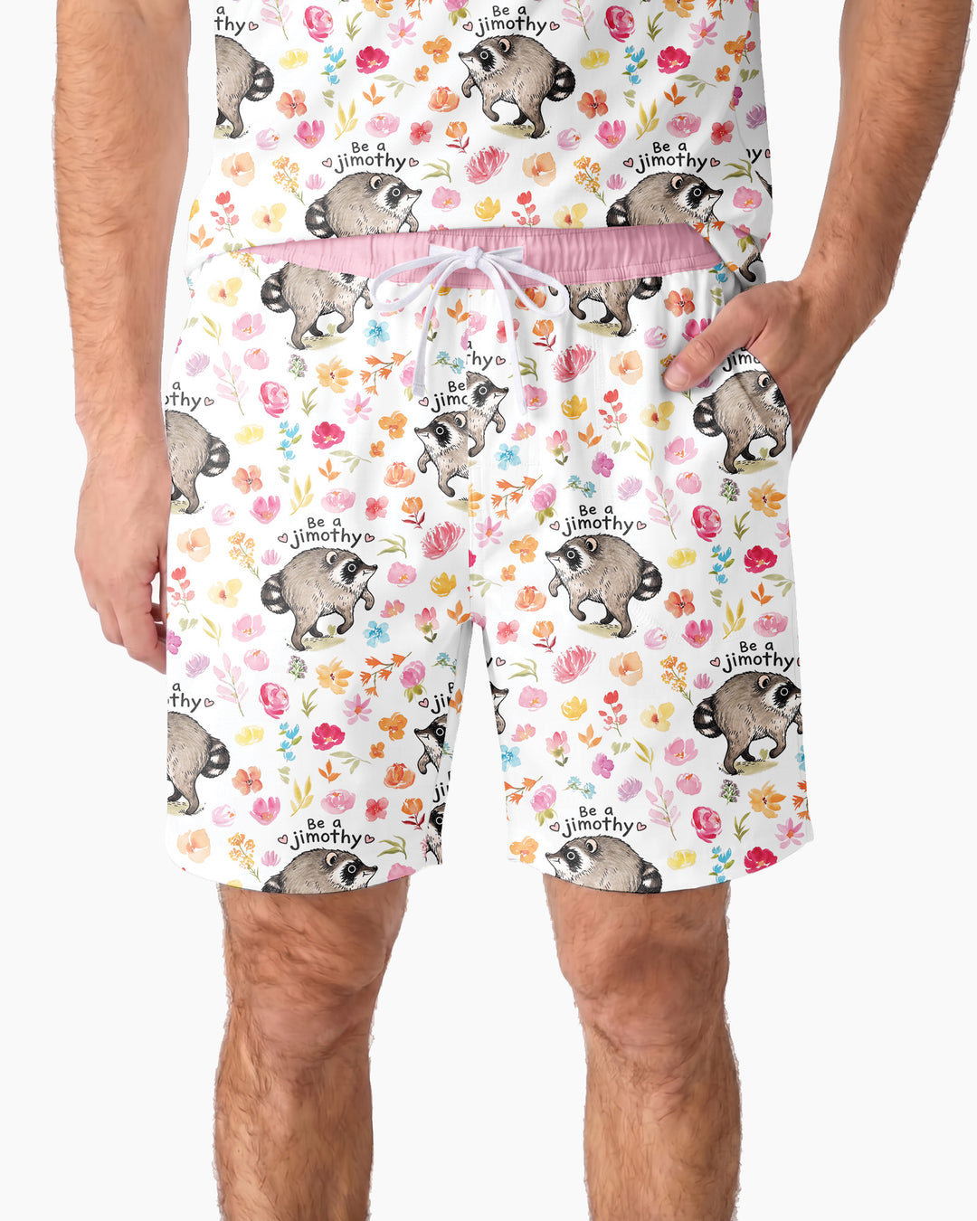 Be A Jimothy Family Matching Bamboo Men Short Sleeve Short Pajama Set