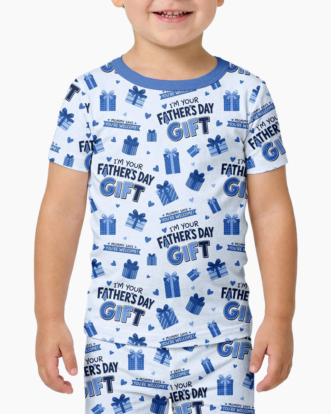 Zweiteiliges, kurzärmliges Pyjama-Set mit Marienkäfern