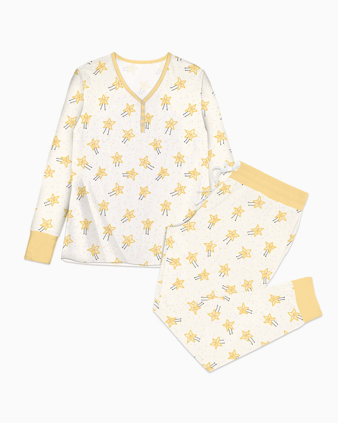 Vorlage Bambus Damen Pyjama Set