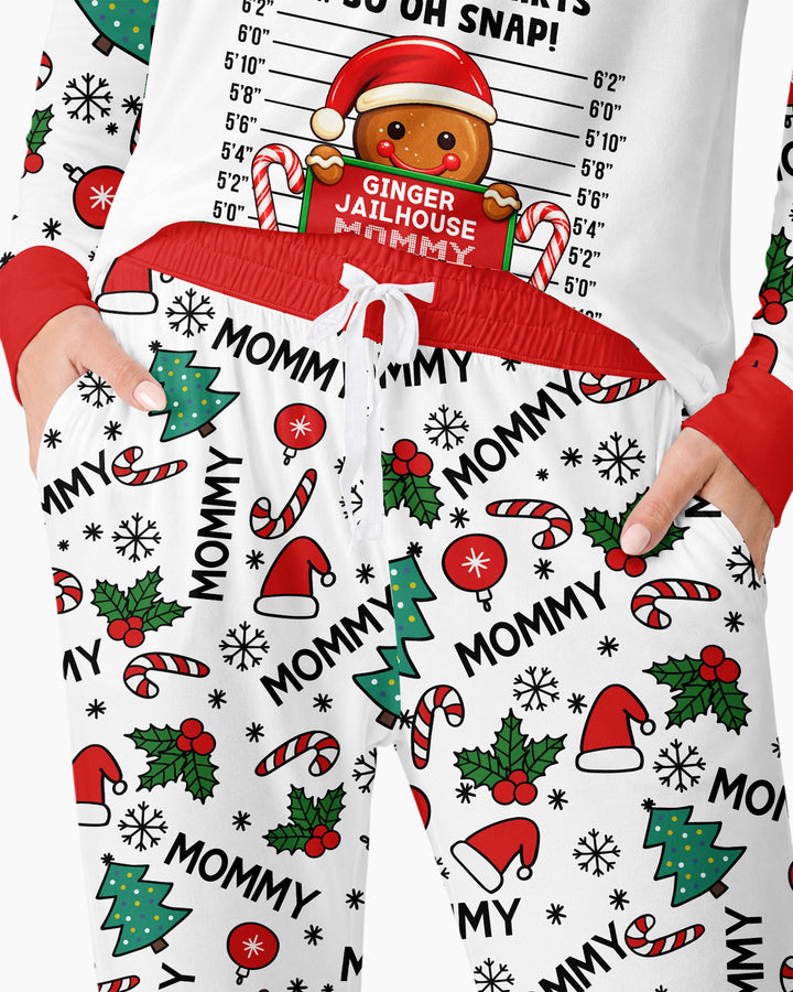 Funny Christmas Family Matching Bamboo Women Pajama Set