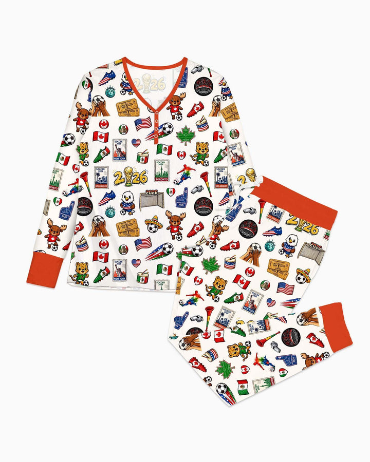 Vorlage Bambus Damen Pyjama Set