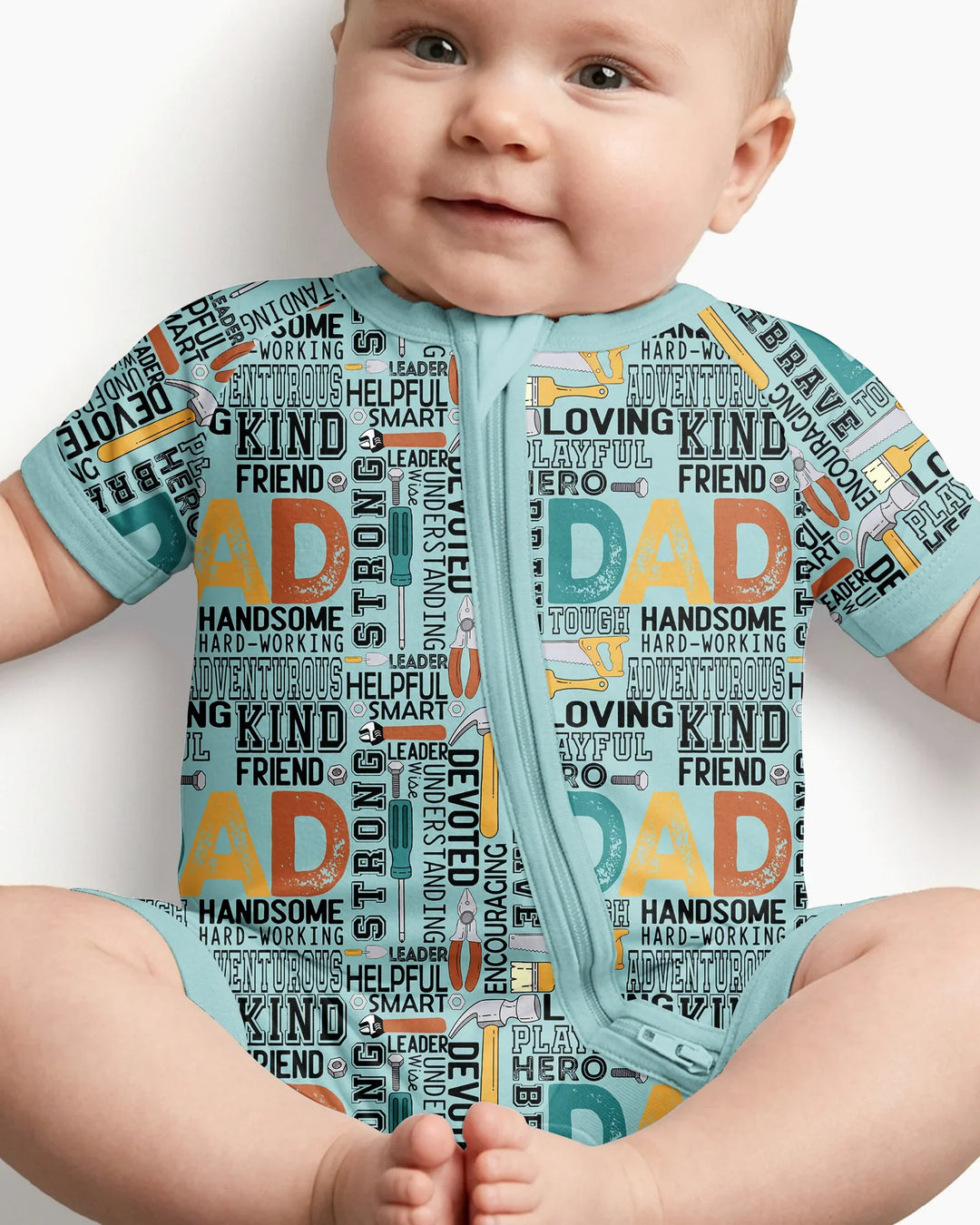 Gerippte Babykleidung mit individuellem Foto - Weich &amp; Skizzenhaft