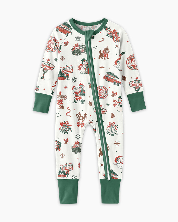 North Pole Retro Bamboo Convertible Zippy