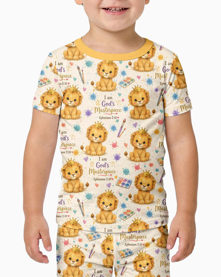 Zweiteiliges, kurzärmliges Pyjama-Set mit Marienkäfern