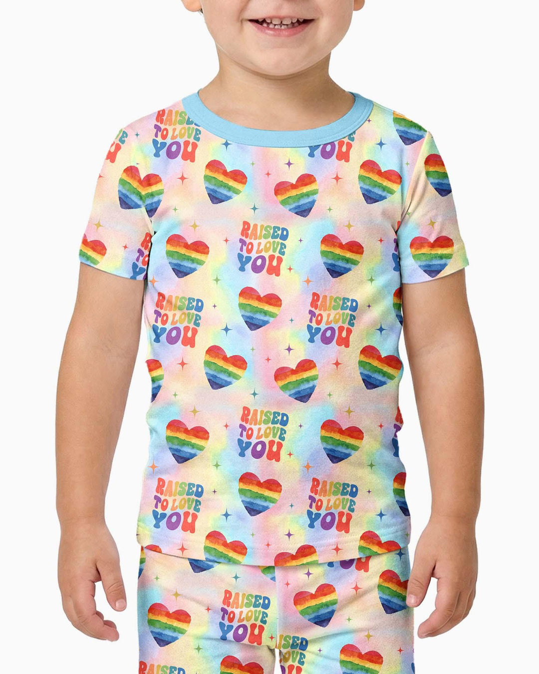 Zweiteiliges, kurzärmliges Pyjama-Set mit Marienkäfern