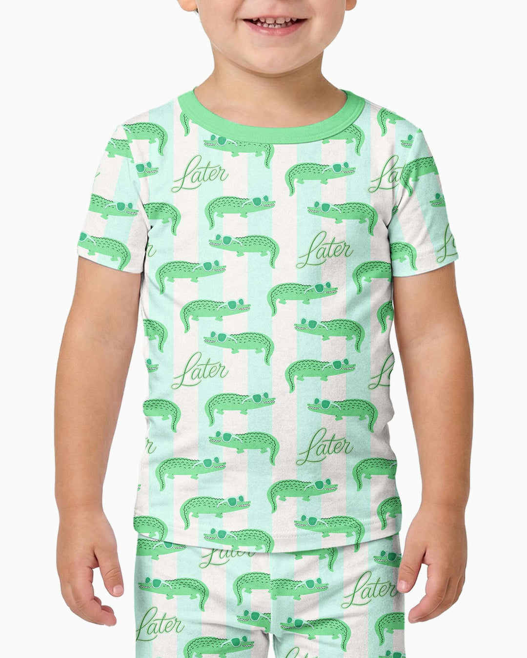 Zweiteiliges, kurzärmliges Pyjama-Set mit Marienkäfern
