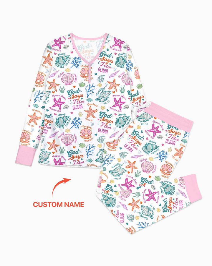 Vorlage Bambus Damen Pyjama Set