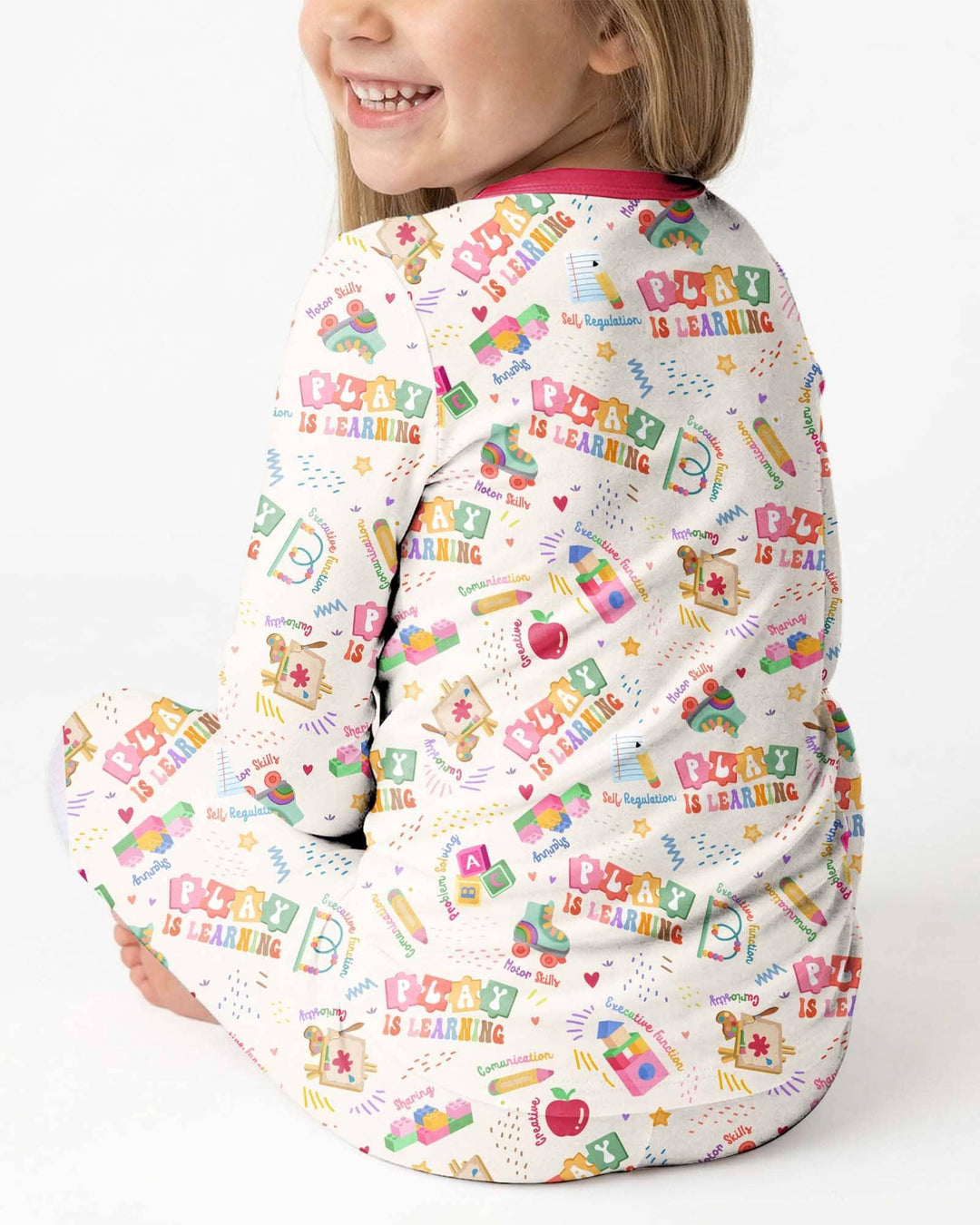 Play and Learn Bamboo Two Piece Long Sleeve Pajama Set