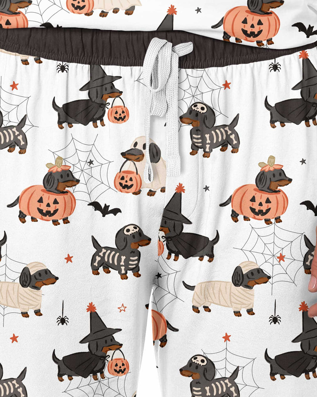 Howl-O-Weenie Dachshund Bamboo Men's Pajama Set
