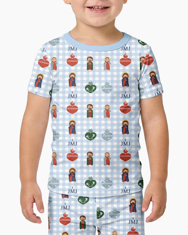 Holy Family Bamboo Two Piece Short Sleeve Pajama Set