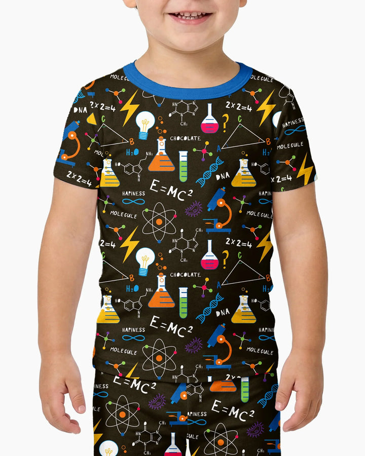 Zweiteiliges, kurzärmliges Pyjama-Set mit Marienkäfern