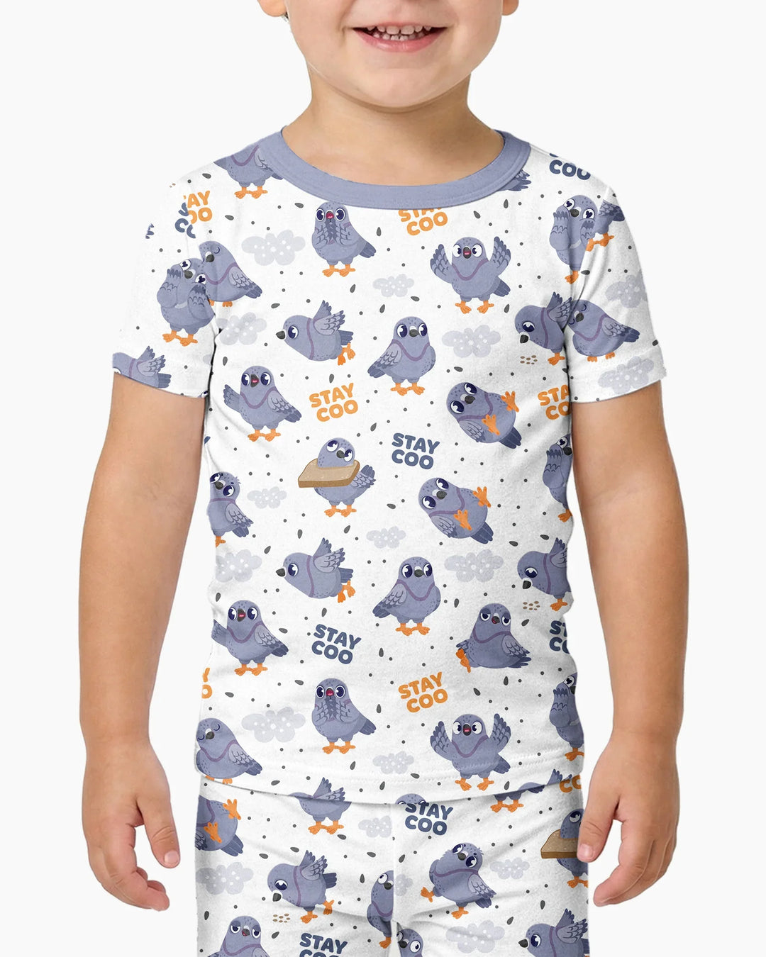 Zweiteiliges, kurzärmliges Pyjama-Set mit Marienkäfern