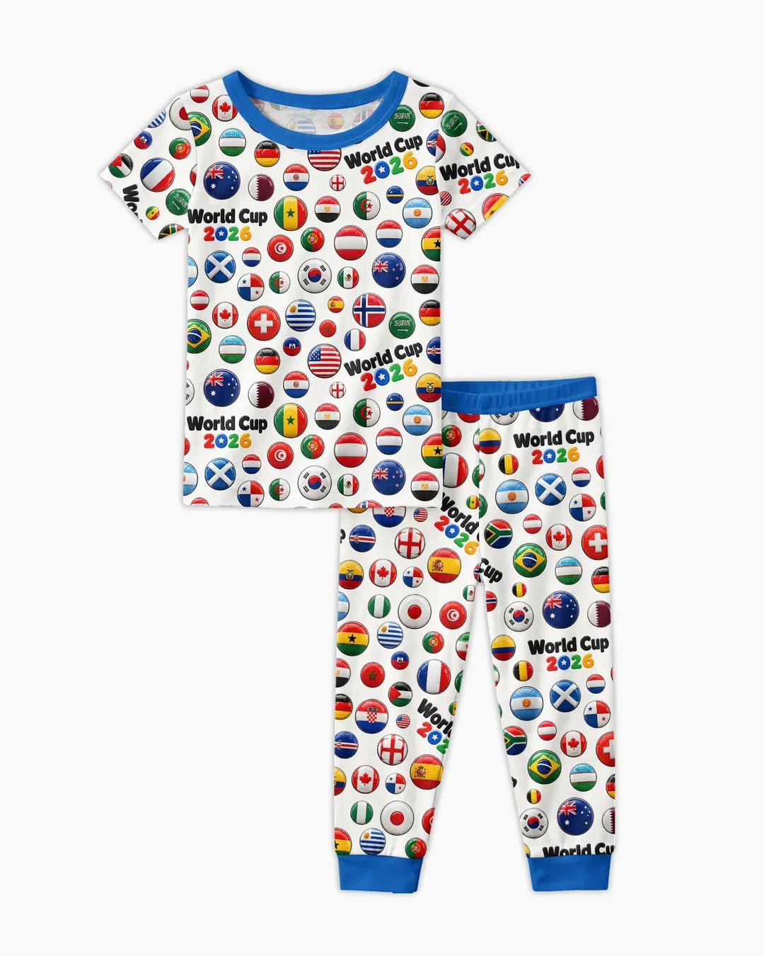Zweiteiliges, kurzärmliges Pyjama-Set mit Marienkäfern