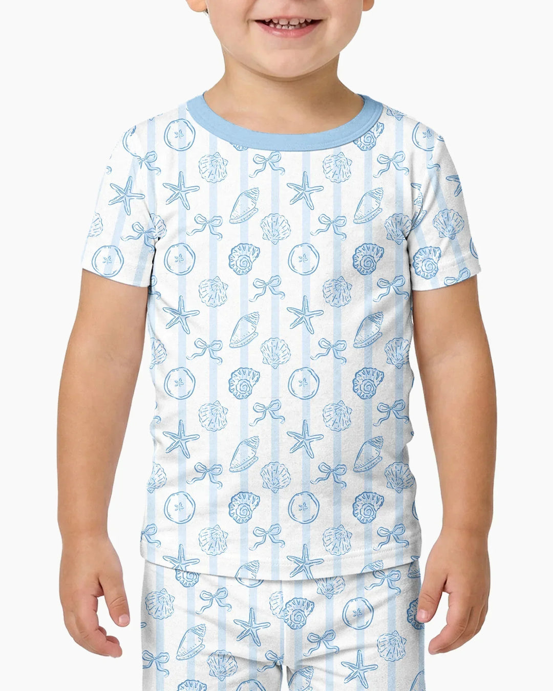 Zweiteiliges, kurzärmliges Pyjama-Set mit Marienkäfern