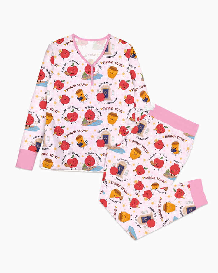 Vorlage Bambus Damen Pyjama Set