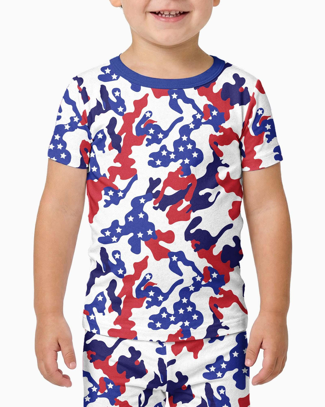 Zweiteiliges, kurzärmliges Pyjama-Set mit Marienkäfern