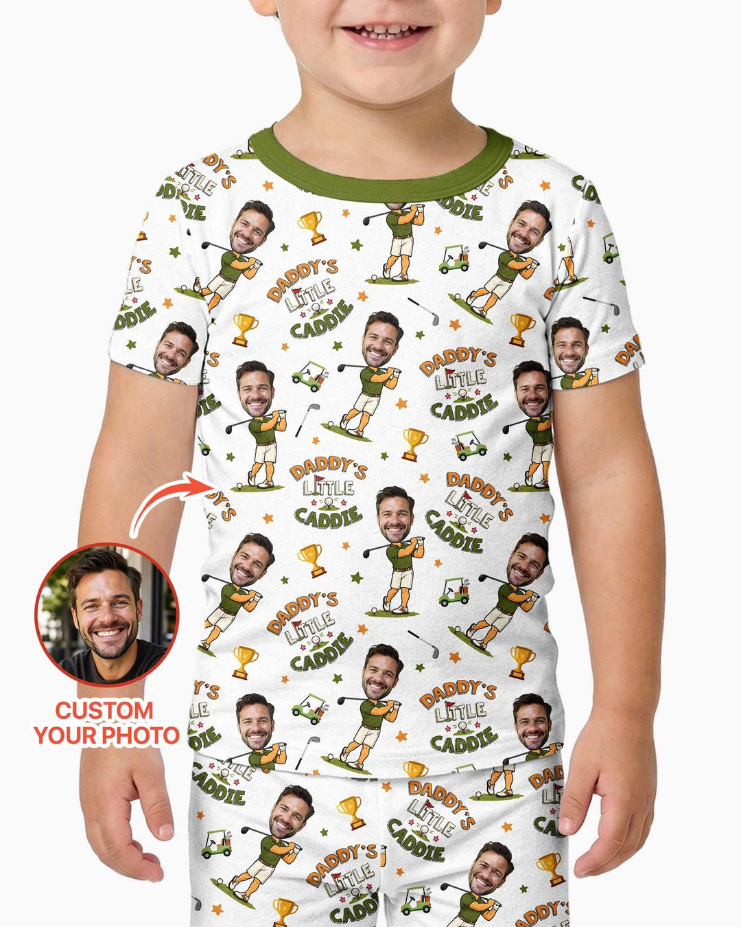 Zweiteiliges, kurzärmliges Pyjama-Set mit Marienkäfern
