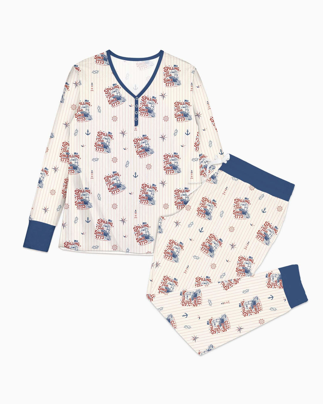 Vorlage Bambus Damen Pyjama Set