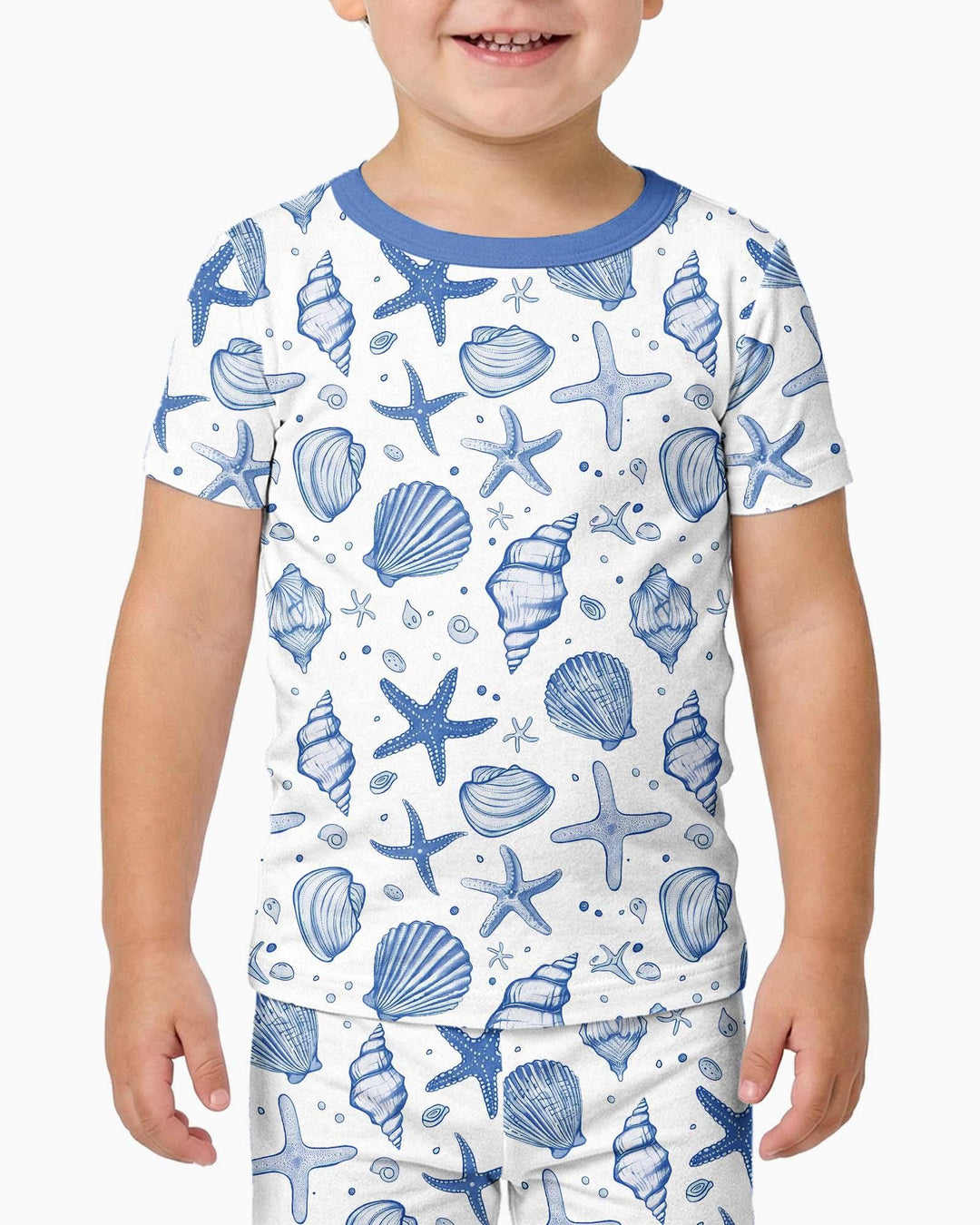 Zweiteiliges, kurzärmliges Pyjama-Set mit Marienkäfern
