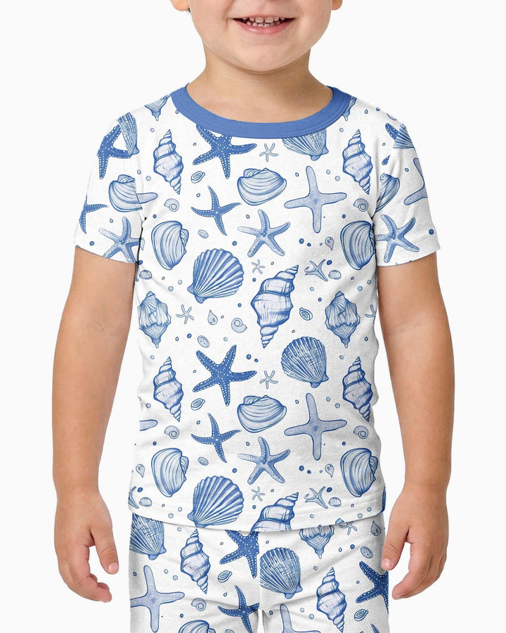 Zweiteiliges, kurzärmliges Pyjama-Set mit Marienkäfern