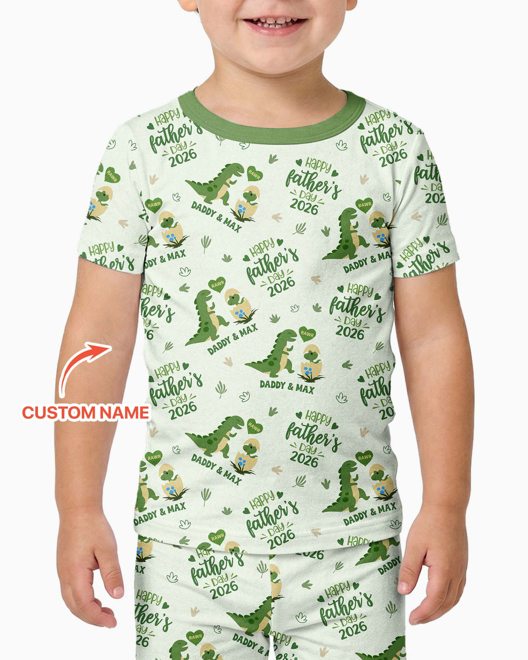 Zweiteiliges, kurzärmliges Pyjama-Set mit Marienkäfern