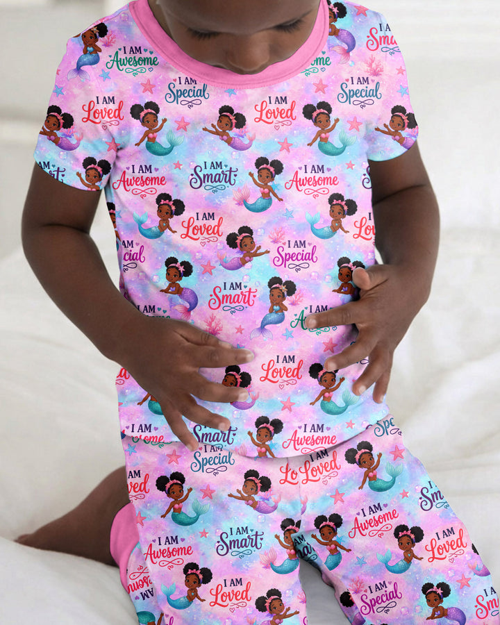 Zweiteiliges, kurzärmliges Pyjama-Set mit Marienkäfern