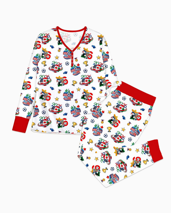 Vorlage Bambus Damen Pyjama Set