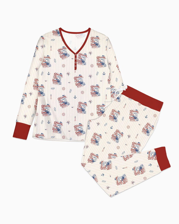 Vorlage Bambus Damen Pyjama Set