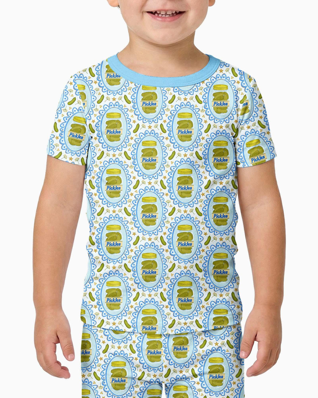 Zweiteiliges, kurzärmliges Pyjama-Set mit Marienkäfern