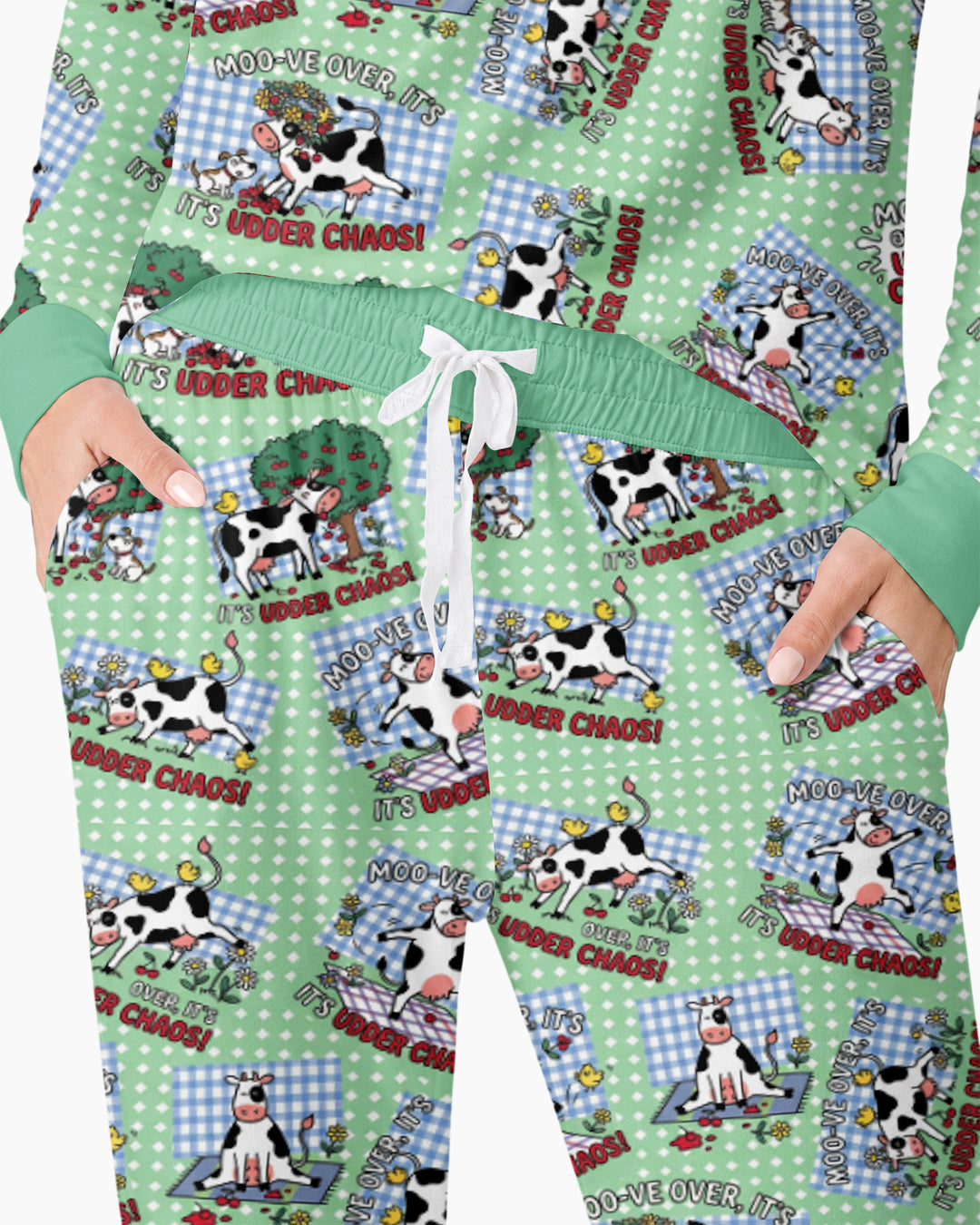 Udder Chaos Bamboo Women Pajama Set