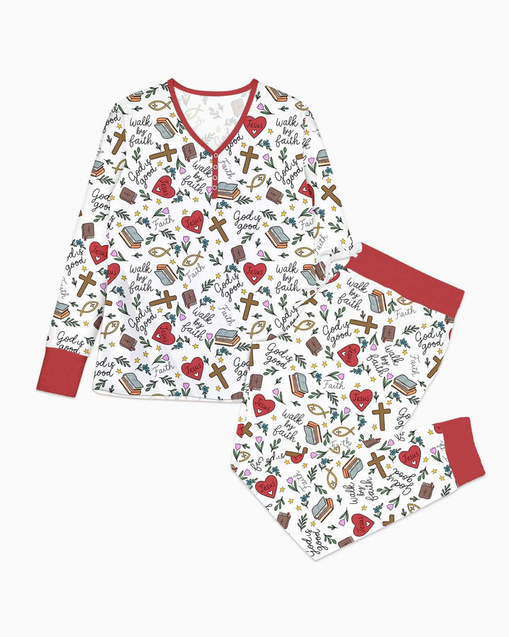 Vorlage Bambus Damen Pyjama Set