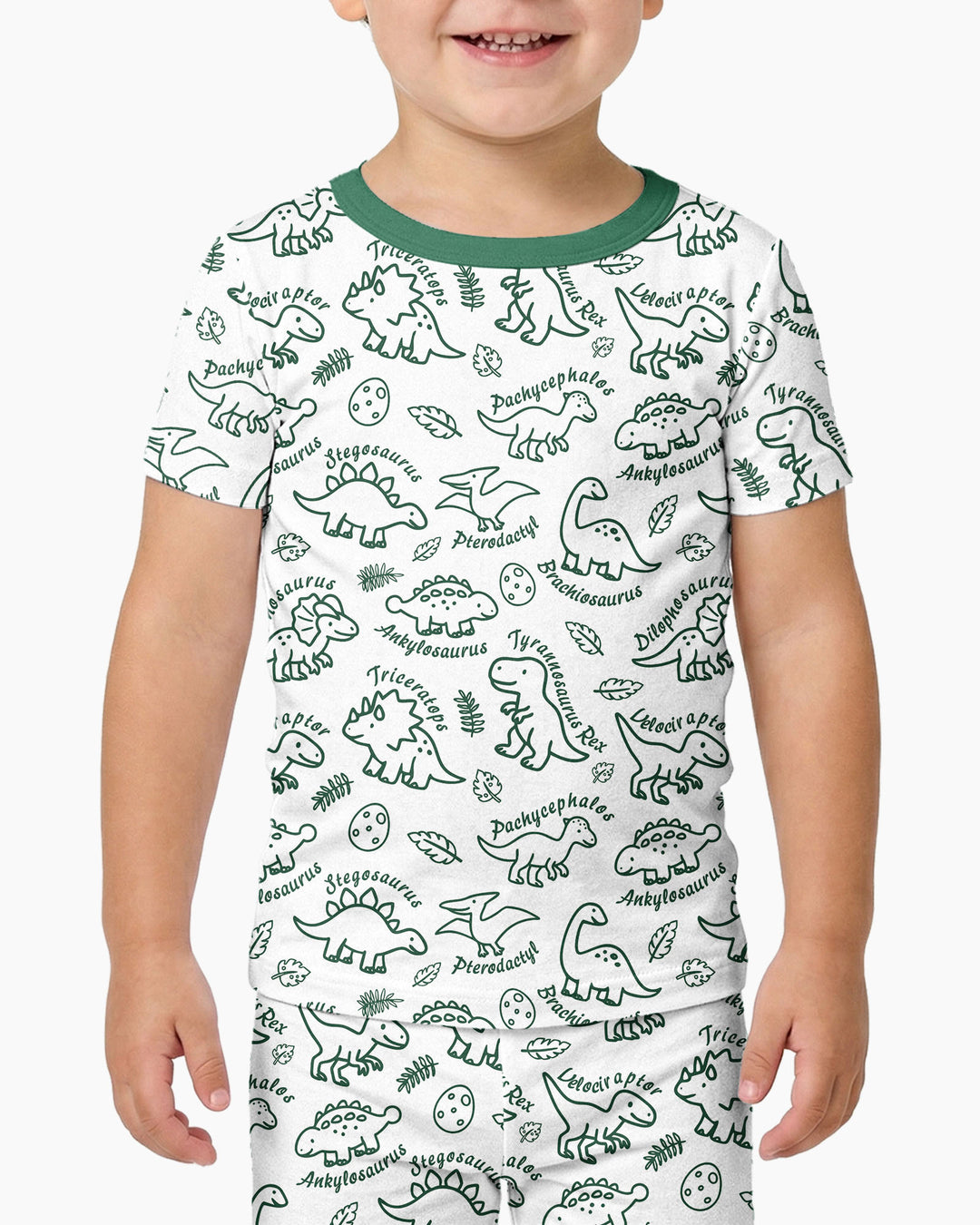 Zweiteiliges, kurzärmliges Pyjama-Set mit Marienkäfern