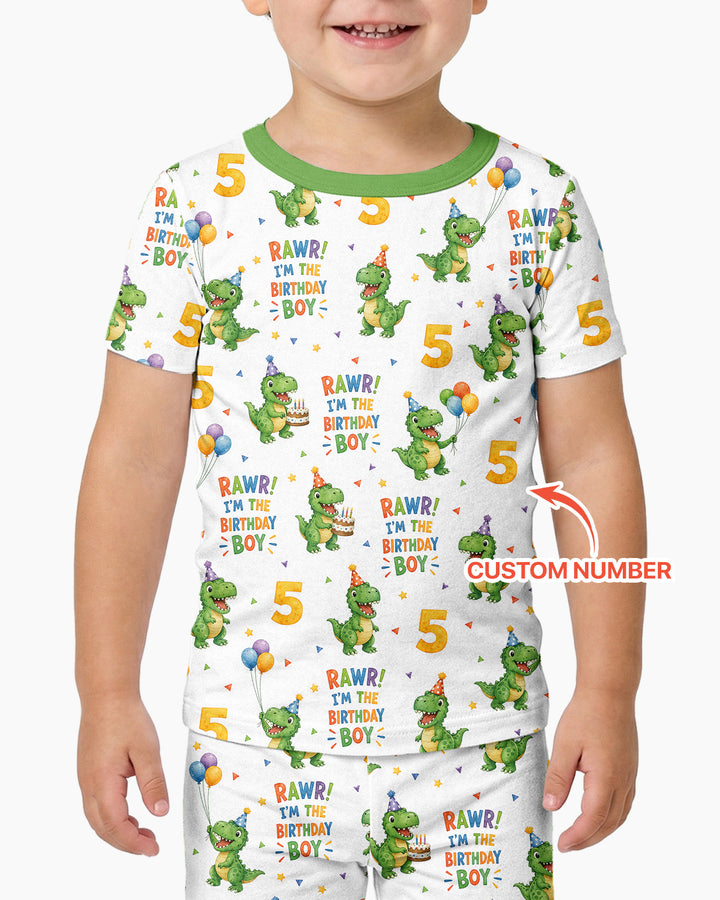 Zweiteiliges, kurzärmliges Pyjama-Set mit Marienkäfern