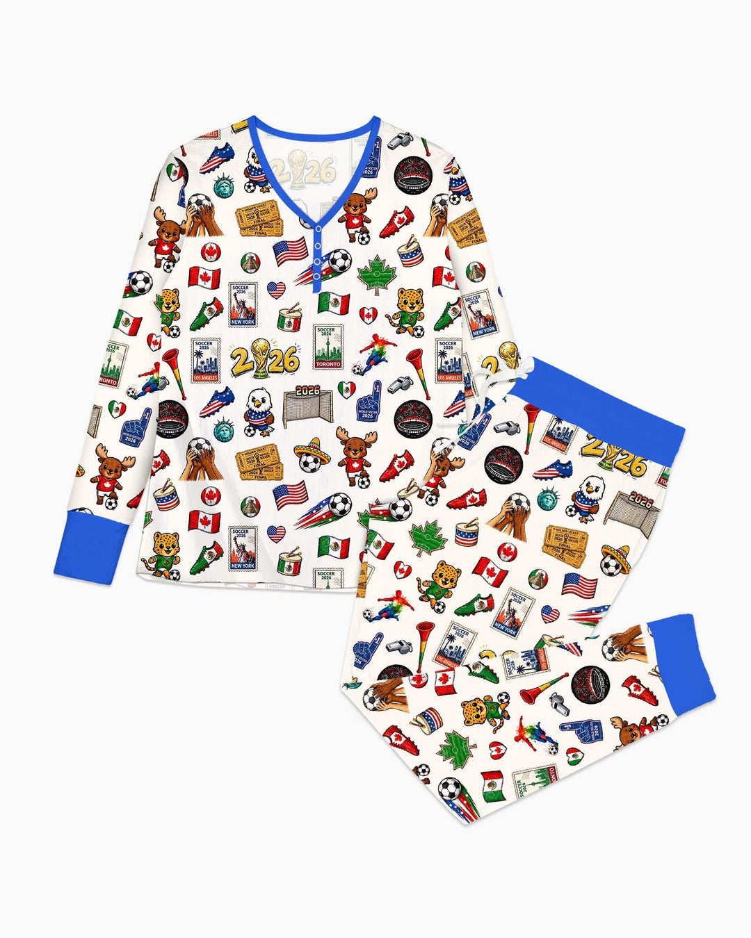 Vorlage Bambus Damen Pyjama Set
