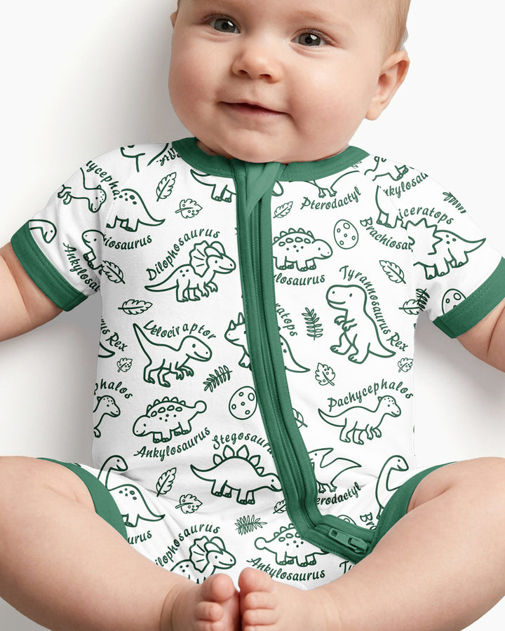 Dinosaur Park Bamboo Shorty Zippy
