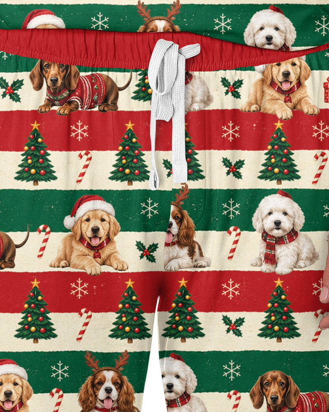 Dog Lover Christmas Bamboo Men's Pajama Set