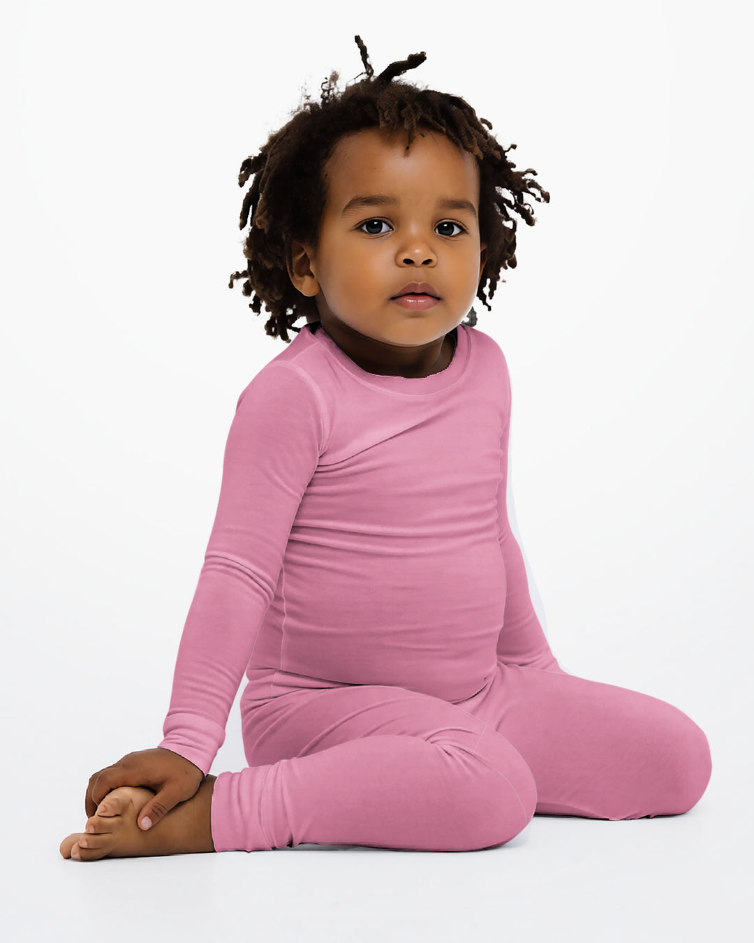 Sweet Pink Bamboo Two Piece Pajama Set