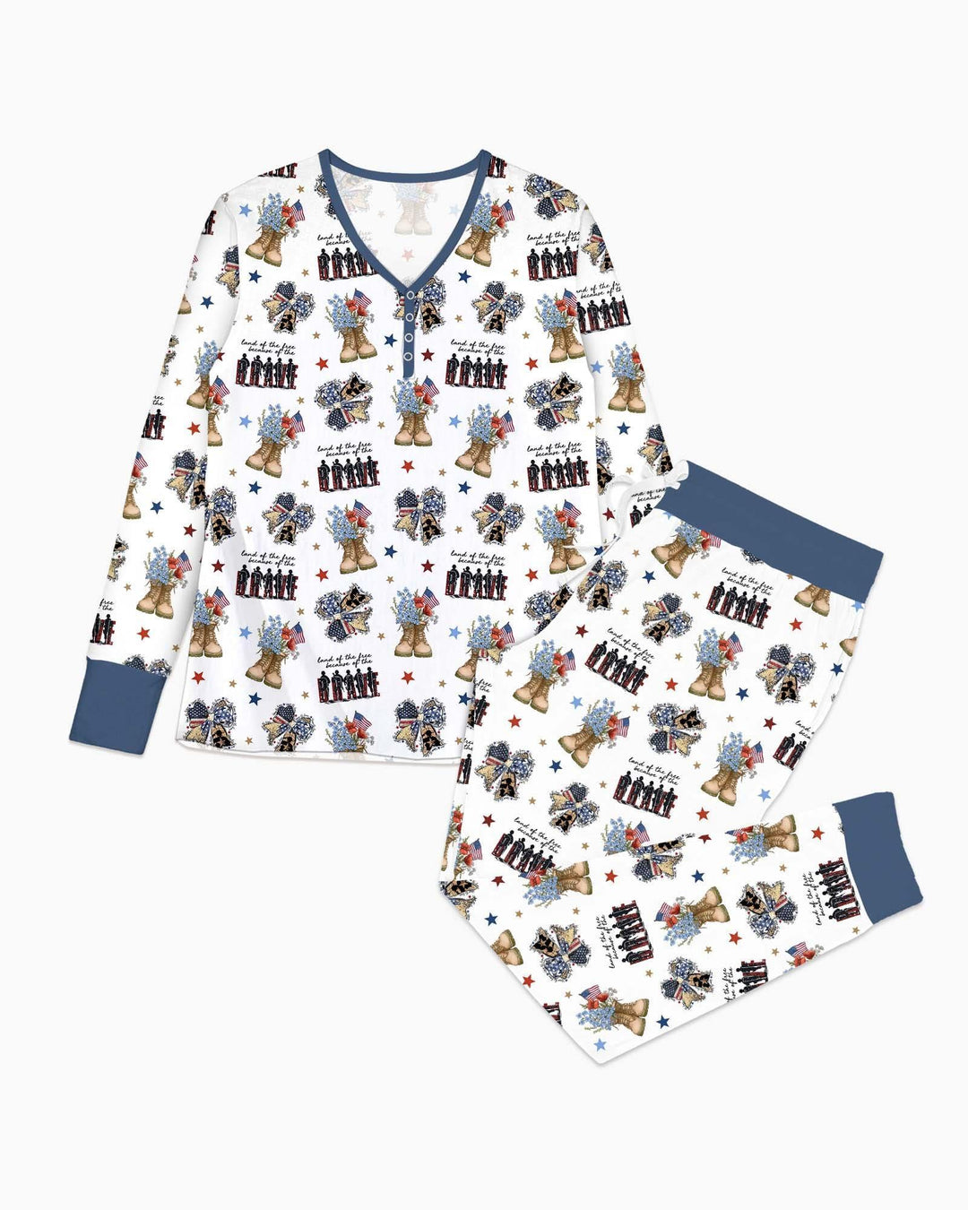 Vorlage Bambus Damen Pyjama Set