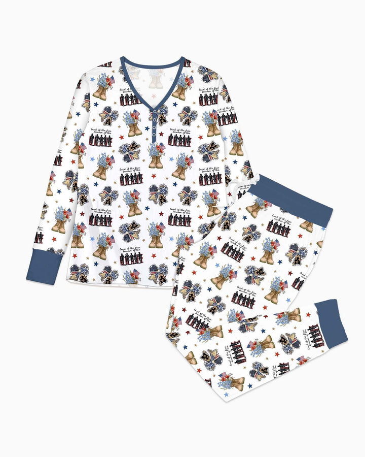 Vorlage Bambus Damen Pyjama Set