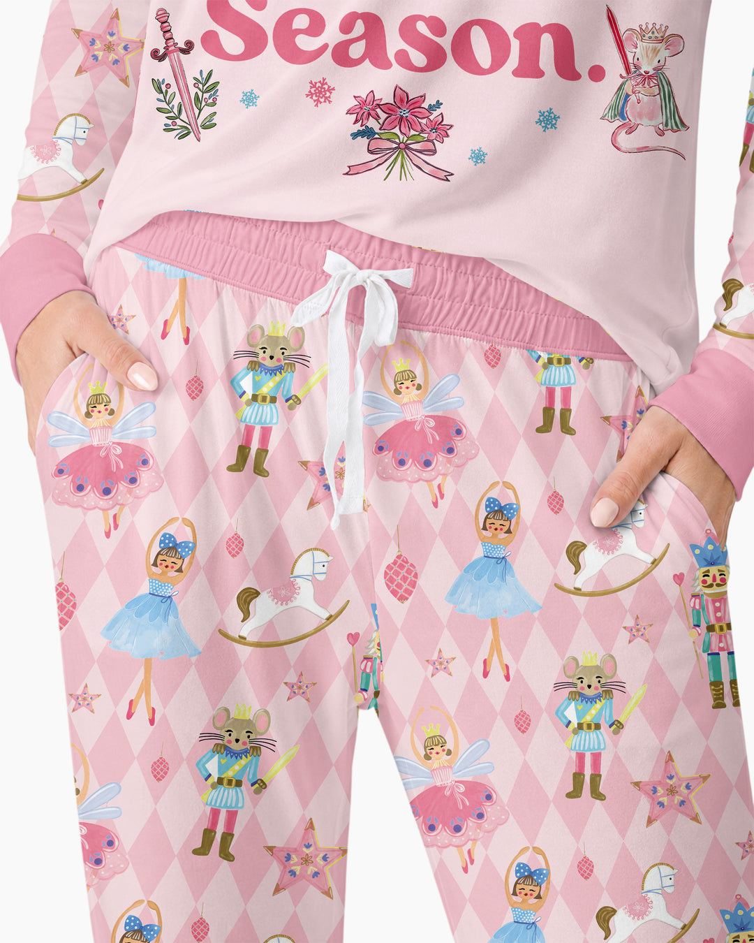 Sorry Can't Nutcracker Season Ballet Christmas Bamboo Women Pajama Set