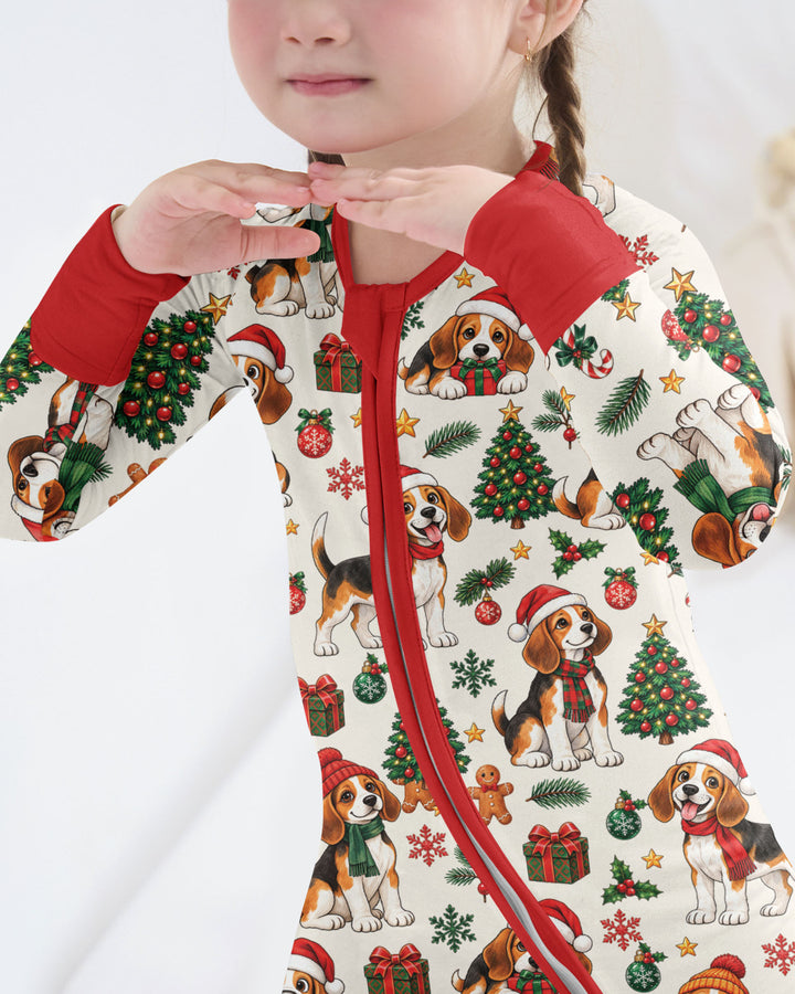 Santa Paws Beagle Bamboo Convertible Zippy