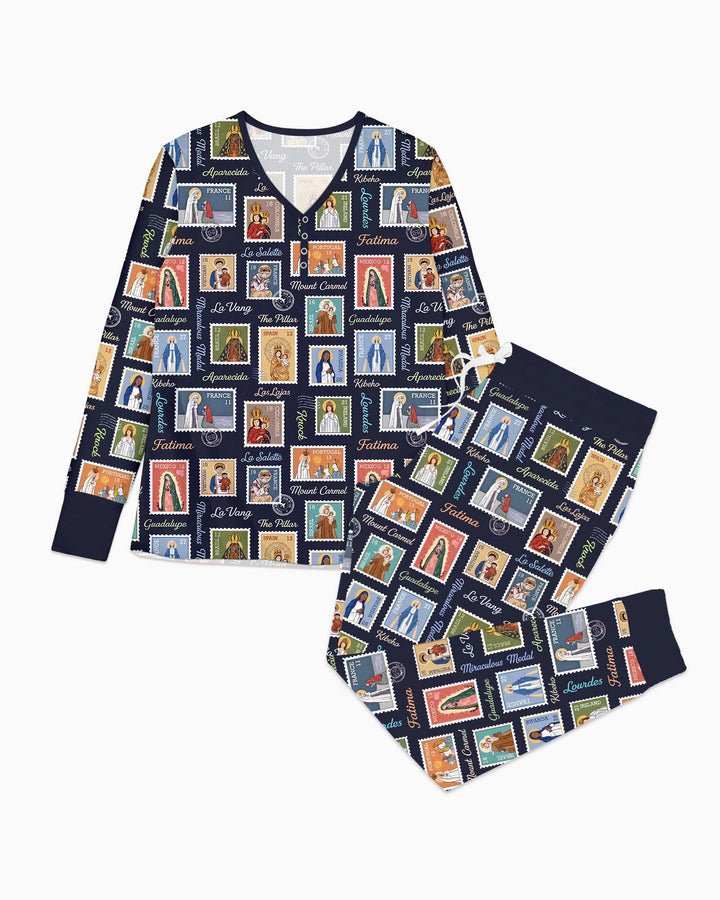Vorlage Bambus Damen Pyjama Set