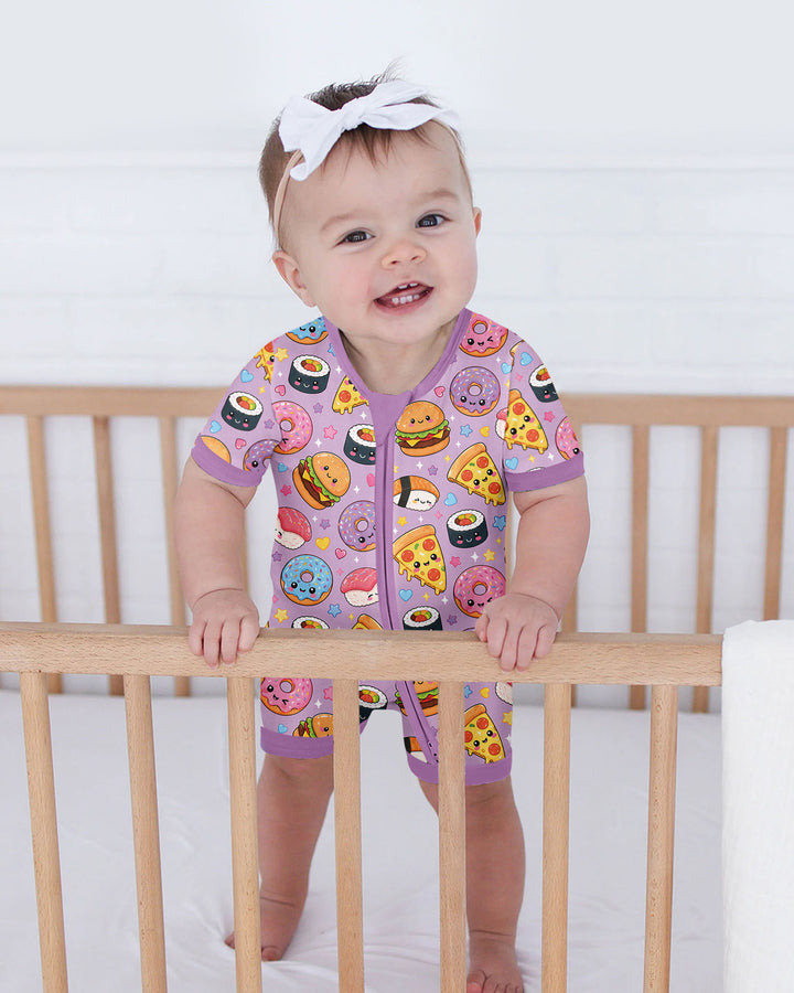 Kawaii Snack Party Bamboo Shorty Zippy