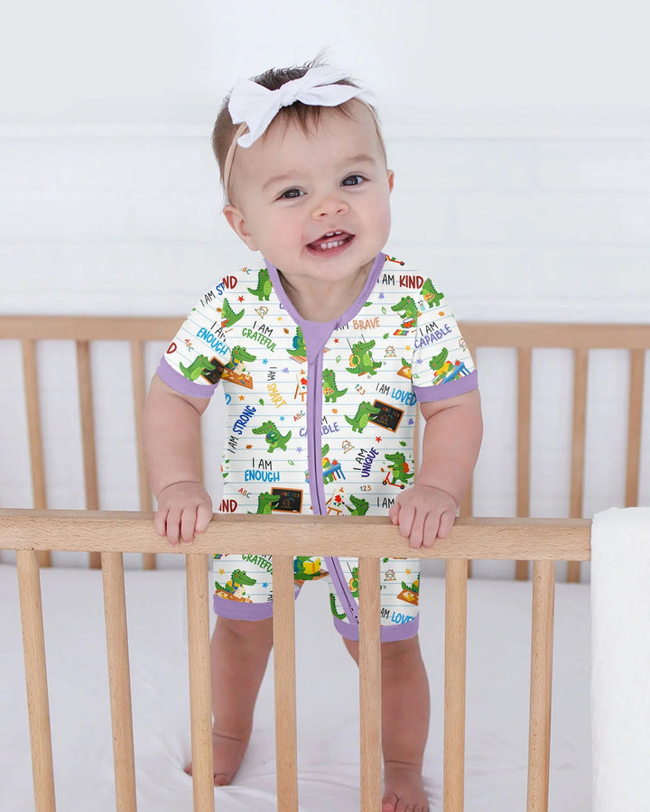 Brave Gator Days Bamboo Shorty Zippy
